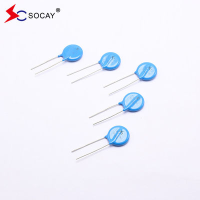 Ф14mm ধাতব অক্সাইড ভারিস্টর 14D820K / 14D820KJ নিম্ন ডিসি ভোল্টেজ অ্যাপ্লিকেশন জন্য