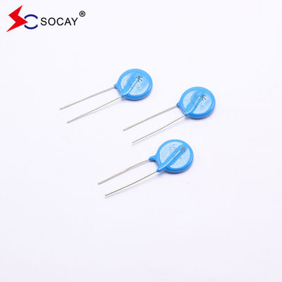 Ф14mm ধাতব অক্সাইড ভারিস্টর 14D820K / 14D820KJ নিম্ন ডিসি ভোল্টেজ অ্যাপ্লিকেশন জন্য