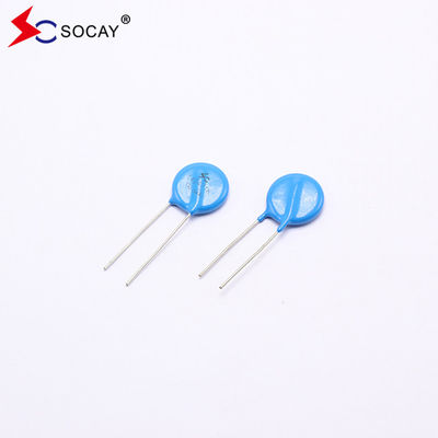 Ф14mm ধাতব অক্সাইড ভারিস্টর 14D820K / 14D820KJ নিম্ন ডিসি ভোল্টেজ অ্যাপ্লিকেশন জন্য