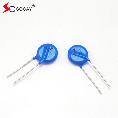 Ф14mm ধাতব অক্সাইড ভারিস্টর 14D820K / 14D820KJ নিম্ন ডিসি ভোল্টেজ অ্যাপ্লিকেশন জন্য