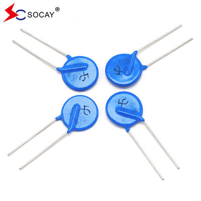 Ф20mm মেটাল অক্সাইড ভেরিস্টর 20D101K / 20D101KJ প্রশস্ত অপারেটিং ভোল্টেজ V1mA 18V - 1800V