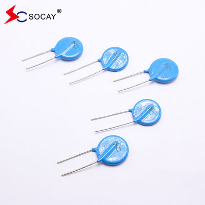 Ф20mm মেটাল অক্সাইড ভেরিস্টর 20D101K / 20D101KJ প্রশস্ত অপারেটিং ভোল্টেজ V1mA 18V - 1800V