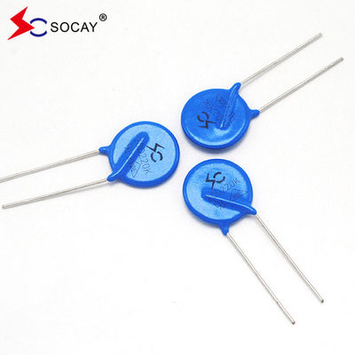Ф20mm মেটাল অক্সাইড ভেরিস্টর 20D101K / 20D101KJ প্রশস্ত অপারেটিং ভোল্টেজ V1mA 18V - 1800V