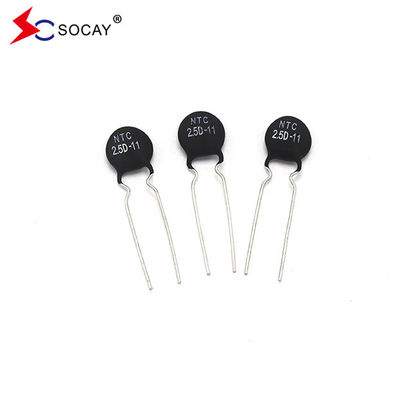 MF72-SCN2.5D-11 NTC থার্মিস্টর 95mΩ লোডের অধীনে প্রতিরোধ NTC 2.5D-11 ট্রান্সফরমারের জন্য
