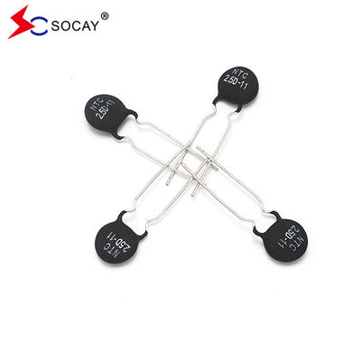 MF72-SCN2.5D-11 NTC থার্মিস্টর 95mΩ লোডের অধীনে প্রতিরোধ NTC 2.5D-11 ট্রান্সফরমারের জন্য