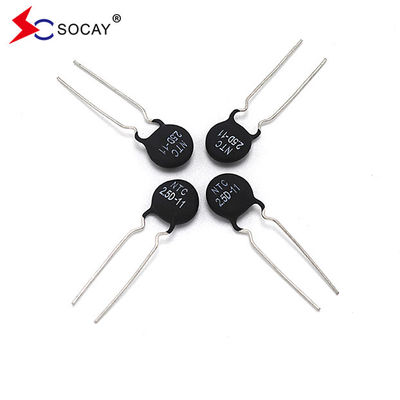 MF72-SCN2.5D-11 NTC থার্মিস্টর 95mΩ লোডের অধীনে প্রতিরোধ NTC 2.5D-11 ট্রান্সফরমারের জন্য