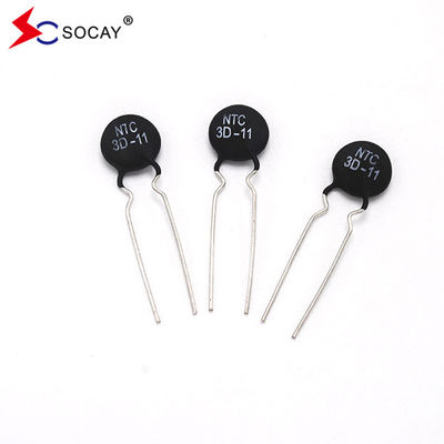 MF72-SCN2.5D-11 NTC থার্মিস্টর 95mΩ লোডের অধীনে প্রতিরোধ NTC 2.5D-11 ট্রান্সফরমারের জন্য