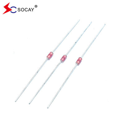 অক্ষীয় সীসা গ্লাস ডিসচার্জ টিউব SCA-141N 1.0pF 8/20μS 500A স্পার্ক গ্যাপ প্রটেক্টর