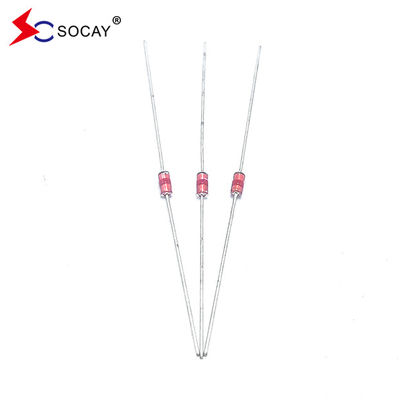 অক্ষীয় সীসা গ্লাস ডিসচার্জ টিউব SCA-141N 1.0pF 8/20μS 500A স্পার্ক গ্যাপ প্রটেক্টর