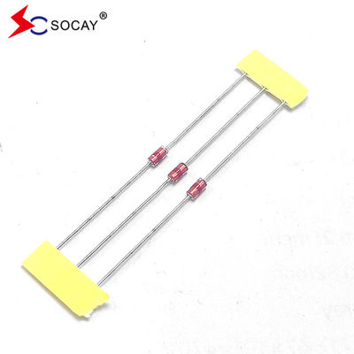 অক্ষীয় সীসা গ্লাস ডিসচার্জ টিউব SCA-141N 1.0pF 8/20μS 500A স্পার্ক গ্যাপ প্রটেক্টর