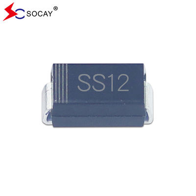 20V পুনরাবৃত্তি পিক বিপরীত ভোল্টেজ SS12A Schottky বাধা ডায়োড SMA প্যাকেজ