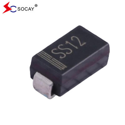 20V পুনরাবৃত্তি পিক বিপরীত ভোল্টেজ SS12A Schottky বাধা ডায়োড SMA প্যাকেজ