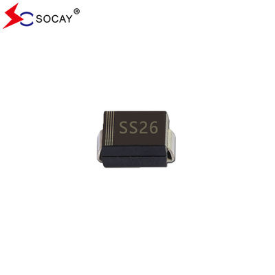 SOCAY 60VRRM Schottky Diode SS26B সারফেস মাউন্ট Schottky বাধা সংশোধনকারী