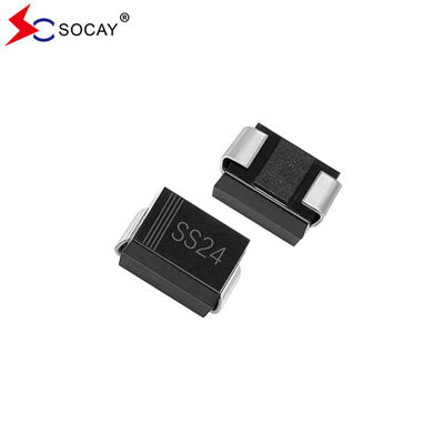 এসএমডি শটকি বাধা সংশোধনকারী 20~200VRRM DO-214AA SMB প্যাকেজ SS24B 40VRRM
