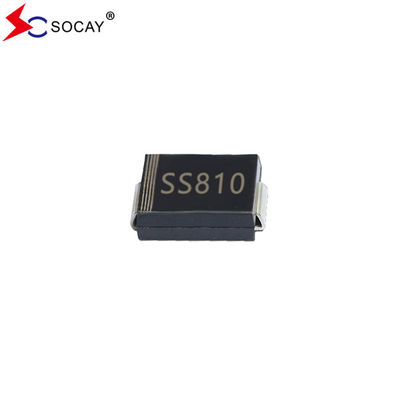 100VRRM সারফেস মাউন্ট Schottky বাধা ডায়োড SS810C 70VRMS ভোল্টেজ SMC প্যাকেজ