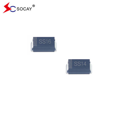 SOCAY SS16A সারফেস মাউন্ট Schottky বাধা সংশোধনকারীরা 40A পিক সামনের ঢেউয়ের বর্তমান