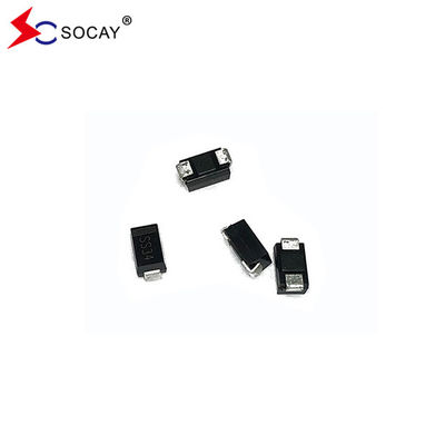 SS34A শটকি বাধা ডায়োড 28V সর্বোচ্চ আরএমএস ভোল্টেজ 100A পিক ফরওয়ার্ড সার্জ বর্তমান